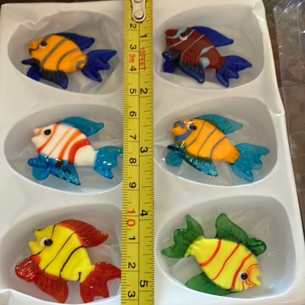 Glass Fish-Shaped Aquarium‎ Decorations